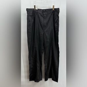 Banana Republic black coated‎ black high rise straight fit jeans size 35 NWT